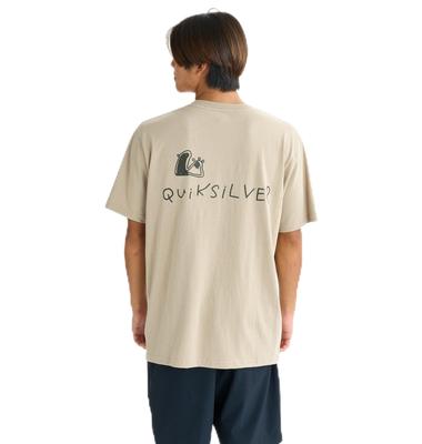 Garment Washed American Rubber Print Regular Fit T-shirt