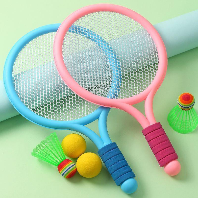 Kleuter Badminton Racket Set voor Kinderen - Ouder-Kind Sport Speelgoed Cadeau voor Jongens en Meisjes