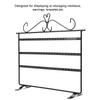 72 Holes Earrings Necklace Bracelet Rings Jewelry Display Stands Hanger Holder Rack Black