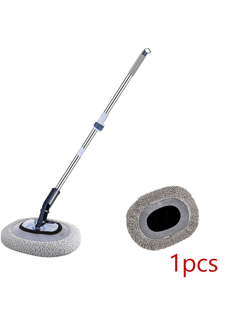Car Wash Mop With Long Handle Microfiber Car Cleaning Brush With Extendable Pole No Scratch Chenille Wash Brush For Auto Detaili