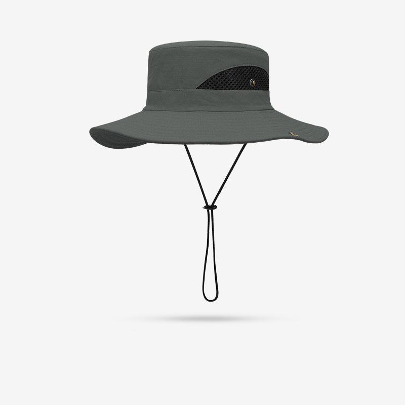 Summer Outdoor Men's and Women's Sunscreen Breathable Fisherman's Hat Fishing Sunshade Mountaineering Big Eaves Hat