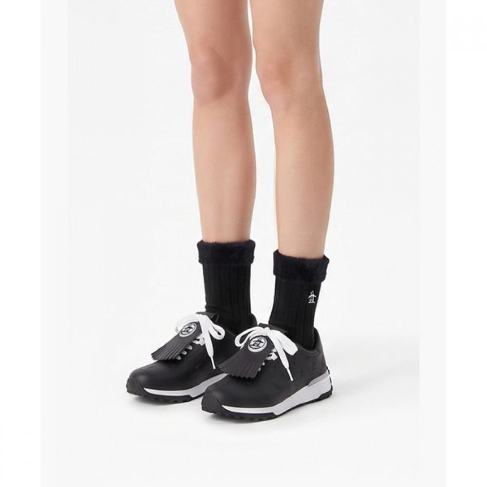 MunSingwear Women S Fur Mix Wool Quarter SockS Black mr322lSo92