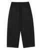 PRAIRIE Linen Barrel Fit Wide Slacks (Black)