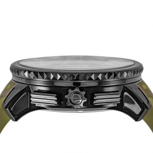 Tendence Gulliver Round CAMO Watch, Limited Edition, 51mm, Men's, Khaki, Camouflage Dial, Stainless Steel/Nylon, Mineral Glass, Quartz Movement, TY046