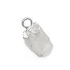Moonstone Rough Gemstone Handmade 925 Sterling Silver Jewelry Pendant 0.59" A9W07