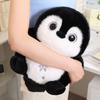 Cuddly Lifelike Polar Penguin Plush Toys Stuffed Chubby Snowflakes Penguin Doll Soft Cozy Hugging Animal Doll Kawaii Gift