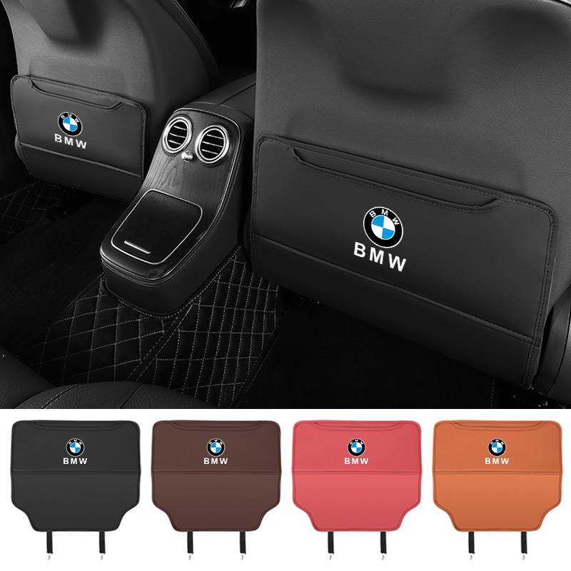 SQLI6 Car Seat Back Anti Kick Pad Leather Protective For BMW i7 X7 G07 LCI iX I20 X1 U11 3 5 7 Series G70 G09 XM Interior Accessories