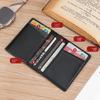Portafoglio Morbido Super Sottile Vera Pelle Mini Porta Carte di Credito Portamonete Sottile Piccoli Porta Carte Portafoglio da Uomo Minimalista