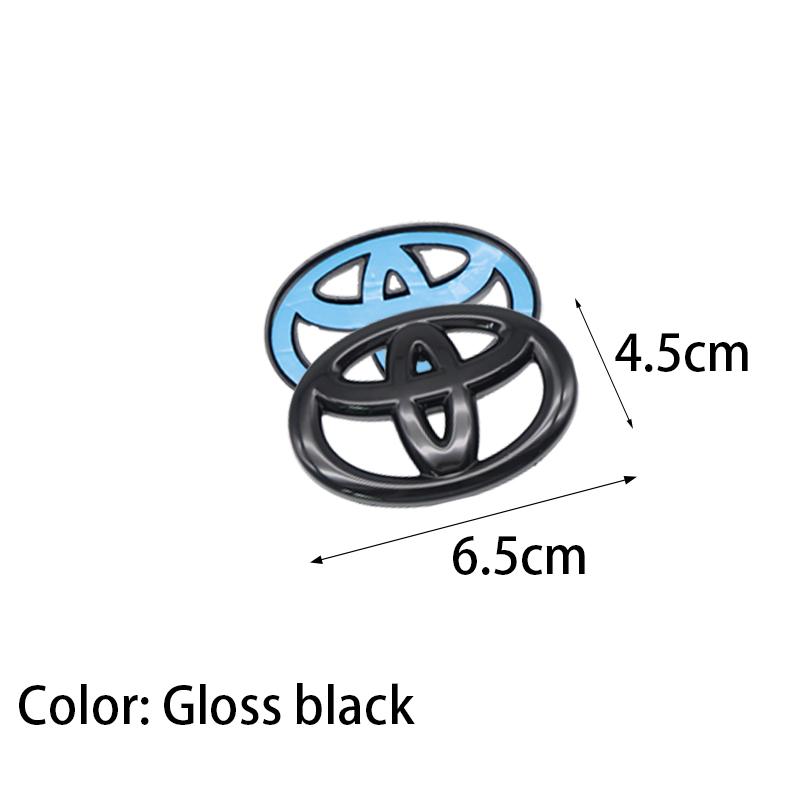 3D ABS Steering Wheel Emblem Cover Logo Badge Sticker for Toyota Corolla Camry RAV4 Yaris CHR Auris Avensis Prius Verso Accessor