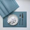 PVC Western food mat, hotel Teslin thermal insulation mat, single frame coaster, home non-slip double frame jacquard woven mat