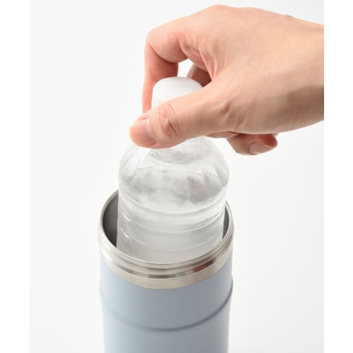 BRUNO Stainless Steel Water Bottle Holder with Double Vacuum Wall and Strap, Fits 500-650mL Water Bottles, Pink, BHK324-PK