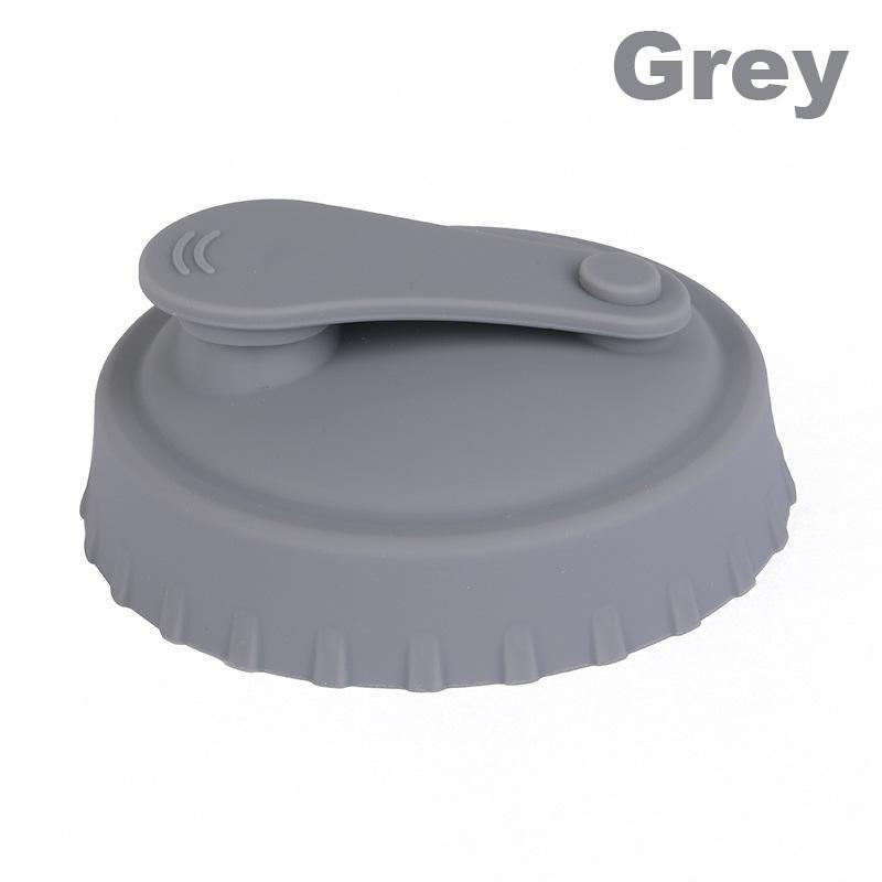 

Силиконовая крышка для банки газировки, многоразовая пробка для банки, для газировки, пива, напитков, сока, колы, напитков, подходит для стандартных банок, протектор серый