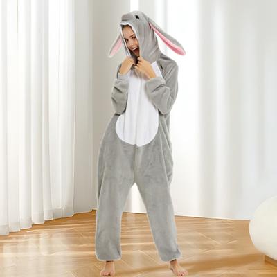 Animal Onesie Pyžamo pro dospělé Děti Unisex flanel Jednodílné spací oblečení Halloween Cosplay kostým pro domácí oblečení