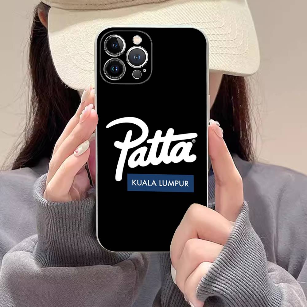 Fashion P-Patta Phone Case For IPhone 17 16 15 14 13 12 11 Pro Max Plus Soft Cover Personalized DIY