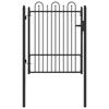 Zauntor HORST 100 X 125 Cm Metal Black Lockable