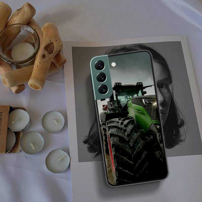 Farm Machinery Harvesters Phone Case For Samsung Galaxy S22 S25 Ultra S21 S10 Plus S26 Edge S20 S23 S24 FE Cover Silicone So