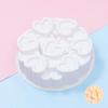Silicone Cake Mold Flexible Food Grade Baking Mold for Oven And Freezer Non-Stick Heart Shape Dessert Mold for Mousse Cookies Jelly