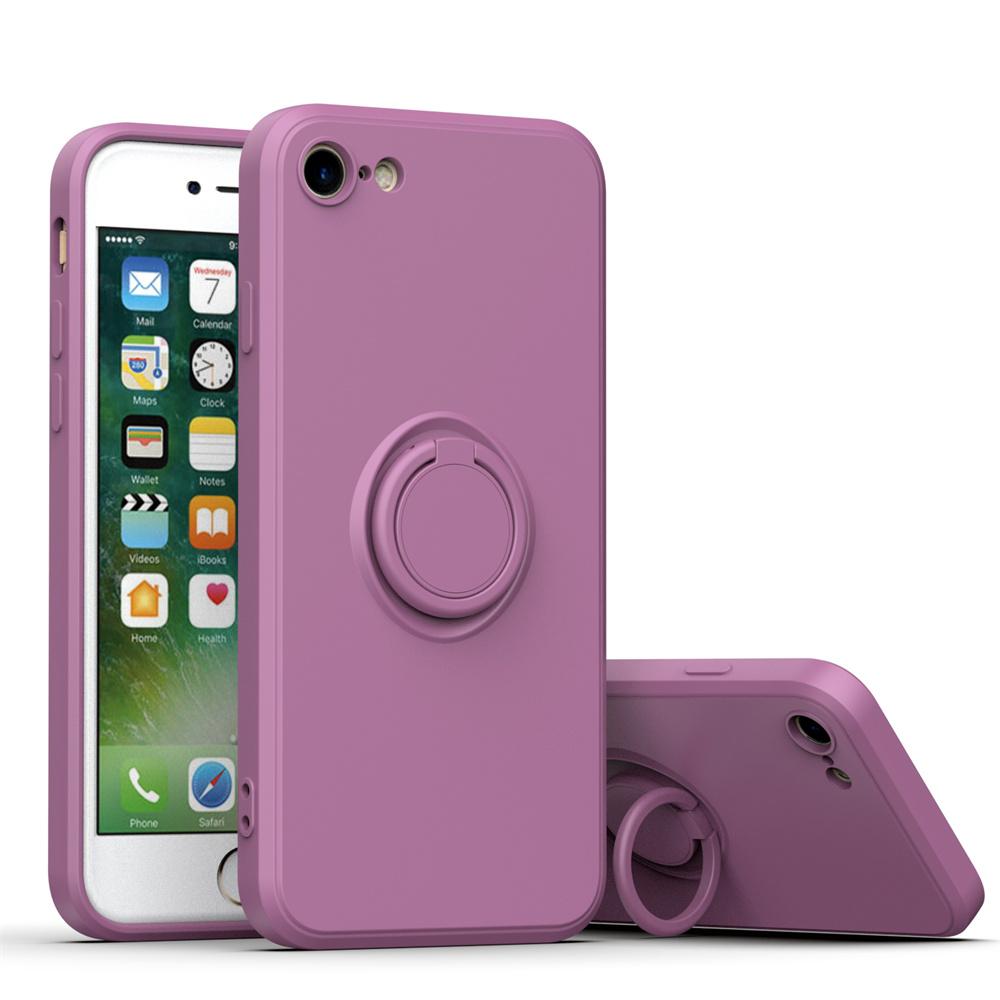 Luxury Liquid Silicone Magnetic Cases For For Iphone 15 14 13 12 11 Pro Max XS XR 6 6s 7 8 Plus SE  Soft Cover With Ring Holder