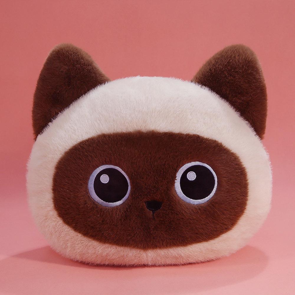 DuoAi Pose Cat Plush Toy Pendant - Simulated Cat Hugging Pillow for Children
