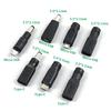 1PCS DC Plug 5.5x2.1mm To Type-C Miro USB Power Supply Connector Jack 5V Female Male USB C to 5.5*2.1 MM Adapter Plug