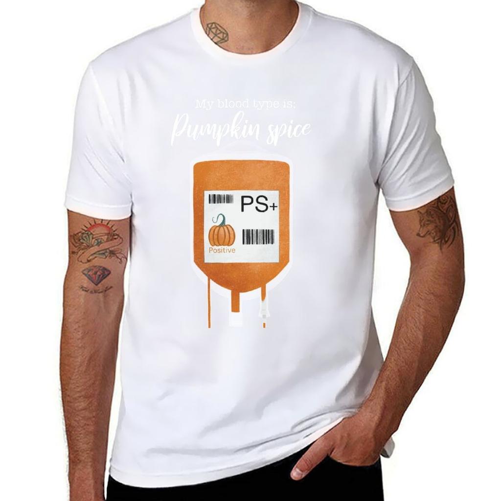 My Blood Type Is Pumpkin Spice TShirt Festival Short Sleeve TShirt