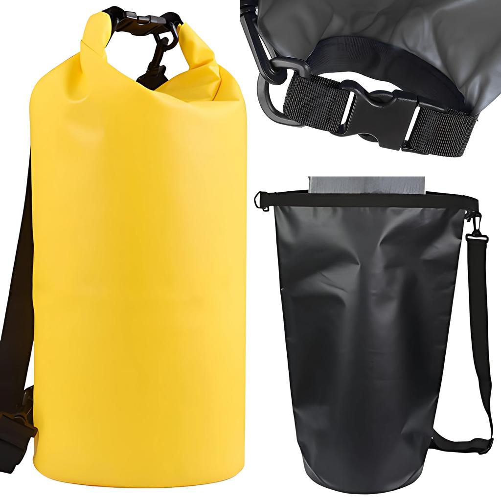 Mellbo Waterproof Dry Fully Waterproof for Outdoor and Dust Bag with Yellow Bag, 5L, Activities, Camping, Fishing, Rivers, Oceans, Water, Dirt, Snow,