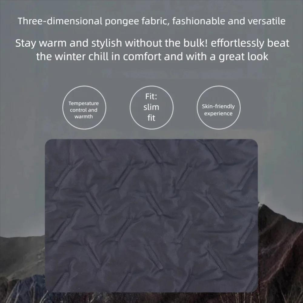 Smart Temperature Control 5 Areas Heated Cotton Vest Unisex Full Body Warmth Winter Anti-Cold USB Charging Electric Heat Coat