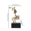 Trumpet Player Statue Modern Minimalist Music Figure Ornament Creative Crafted Metal Figurine