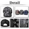 Hat Cap Embroidery Print Design Mesh Casual Sports Men Women CZA466 [White Fang] (Black)