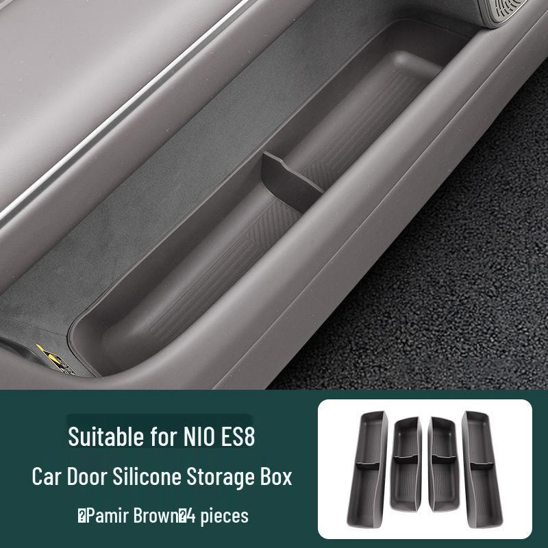 Compatible Silicone Storage Mat Organizer for 26 Nio ES8 Car Door Models