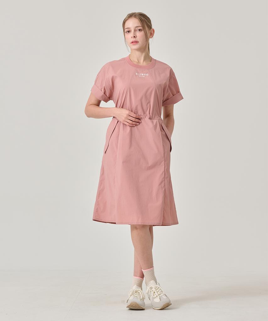 Built Moa Women'S Roll-Up Short Sleeve Dress
