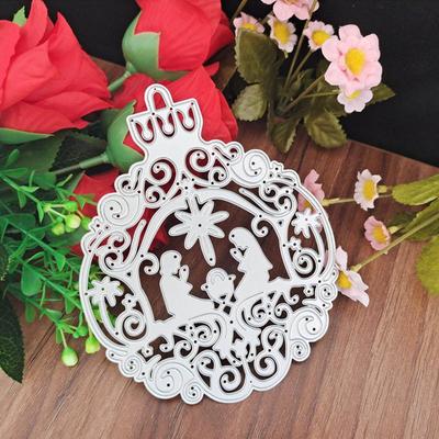 Nativity Ornament Die Cuts Metal Cutting Dies Cutting Die Carbon Steel Scrapbooking Steel Craft