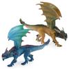 Simulated Animal Model Toy Ancient Mythology Warcraft Model Flying Dragon Lava Dragon Battle Dragon Beast Solid Figure Ornament