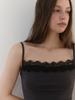 Asula Pale Lace Sleeveless (Charcoal)