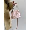 Shoulder Crossbody Chain Bucket Bag
