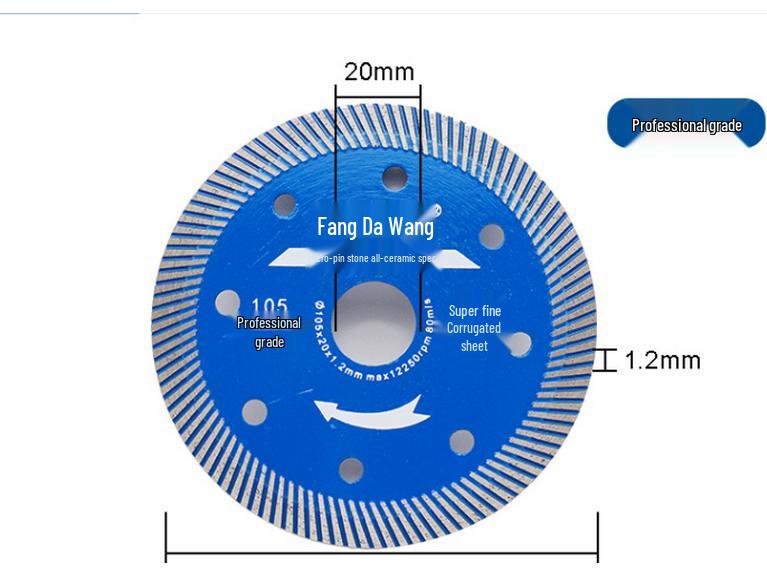 Diamond Saw Blade for Marble, Vitrified Tile, and Microcrystalline Stone Cutting