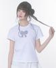 Naien Bubi Ribbon Collaboration Slim Fit T-Shirt White