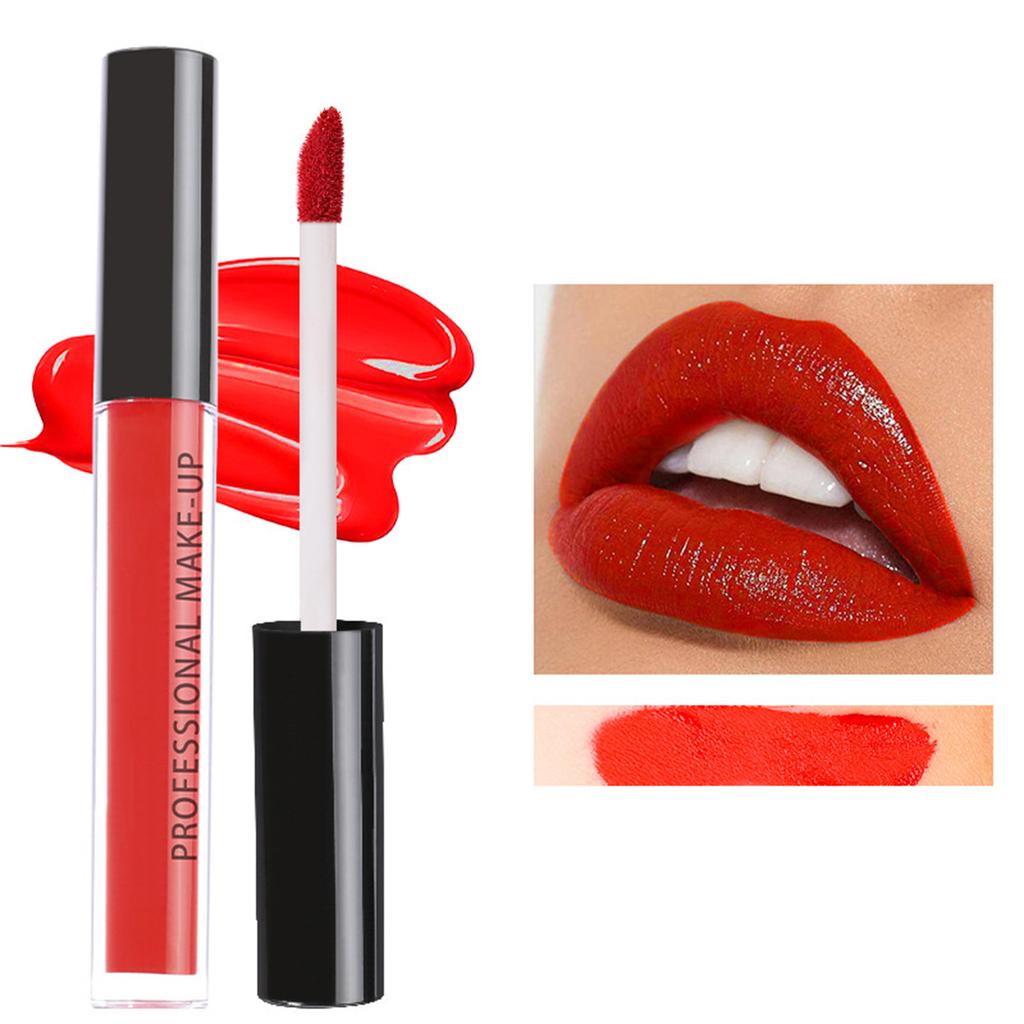 Matte Liquid Lipstick Lip Gloss Waterproof Smudge Proof Lightweight Lip Makeup for Women Halloween Party