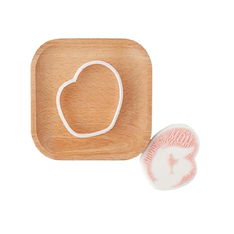 Biscuit Moulds Easy to Use Biscuit Stamps Mothers' Day Theme Plastic Material