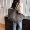 Leopard Print Canvas Tote Bag Women's Large-capacity Bag Spring and Summer New Portable Commuter Shoulder