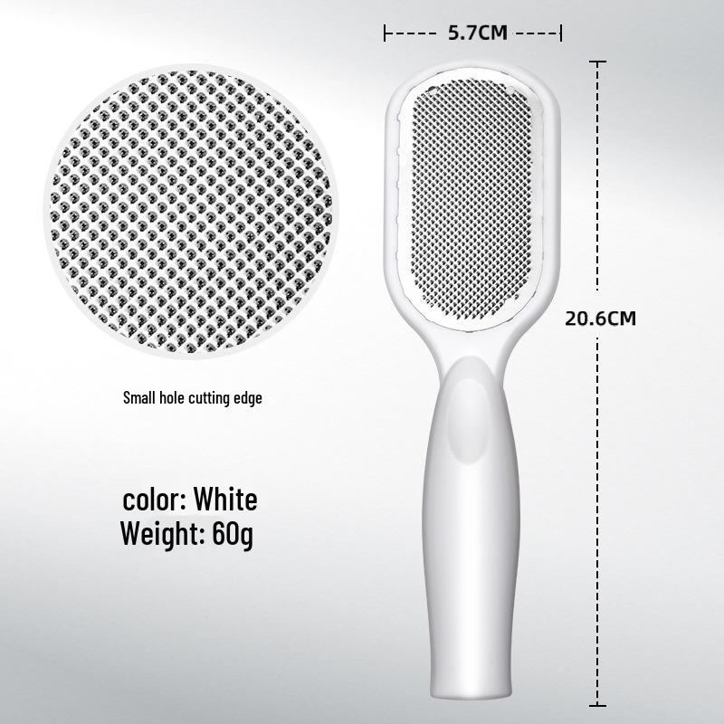 Stainless Steel Foot Scrubber: Removes Dead Skin & Calluses, Anti-Splash Design.