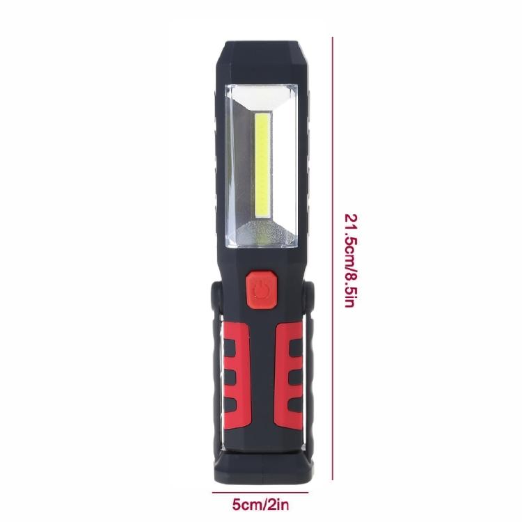 Magnetic LED COB Inspection Flashlight Lamp Work Light Flexible Portable Torch