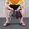 Neue Flip-Flops Herren trendige Outdoor-Slipper Herren Sommer Mode Oberbekleidung Herren Fuß kneifend Persönlichkeit Vietnamesische Sandalen Strandschuhe
