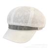 New Lace Breathable Octagonal Hat Children's Spring and Summer Rhinestone Belt Personalized Versatile Retro British Painter Hat