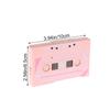 60-Second Diy Audio Voice Recorder Cassette Tape Shaped Recording Device Recordable Greeting Card For Birthday Valentines Day