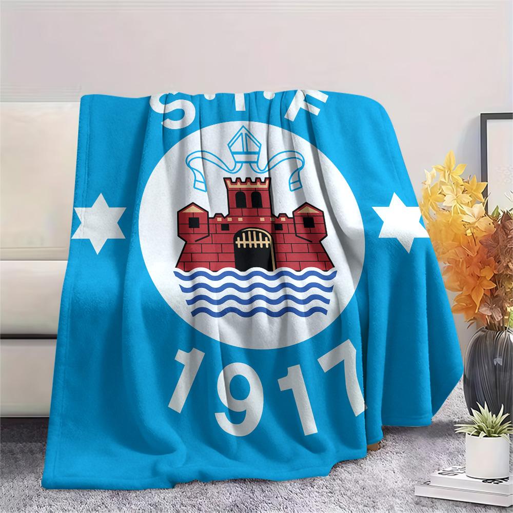 Silkeborg Sports Association  Print Flannel Blanket, High quality Comfortable for All Seasons, Home Decor, Warmth and Comfort