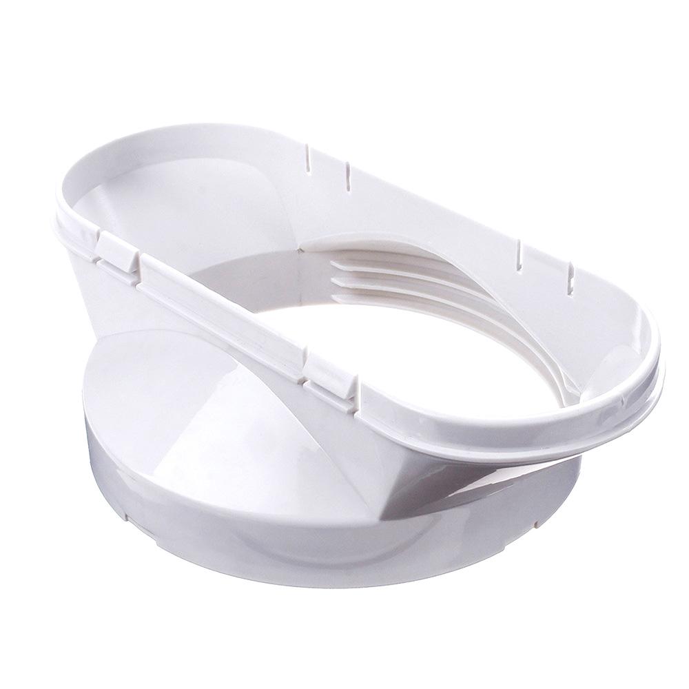 Exhaust Hose Interface for 5.12in Diameter Duct Exhaust Hose Coupler Flange Tube Connector for
