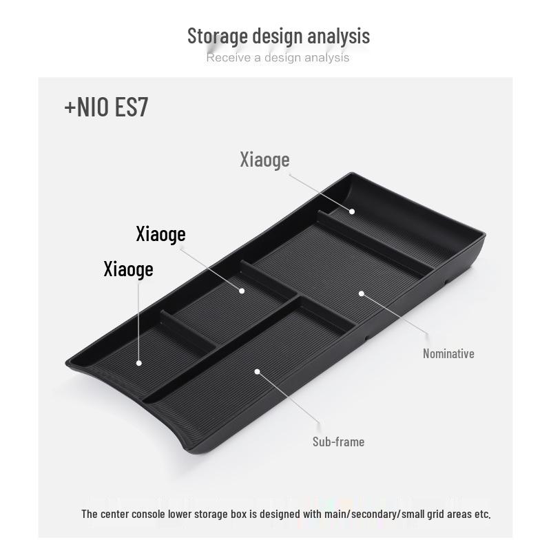 NIO ES7 Lower Center Console Organizer (2022-24 Model)