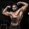 Intelligenter wiederaufladbarer EMS-Muskeltrainingsaufkleber, Bauch- und Armmuskeltrainer, Fitness-Studio