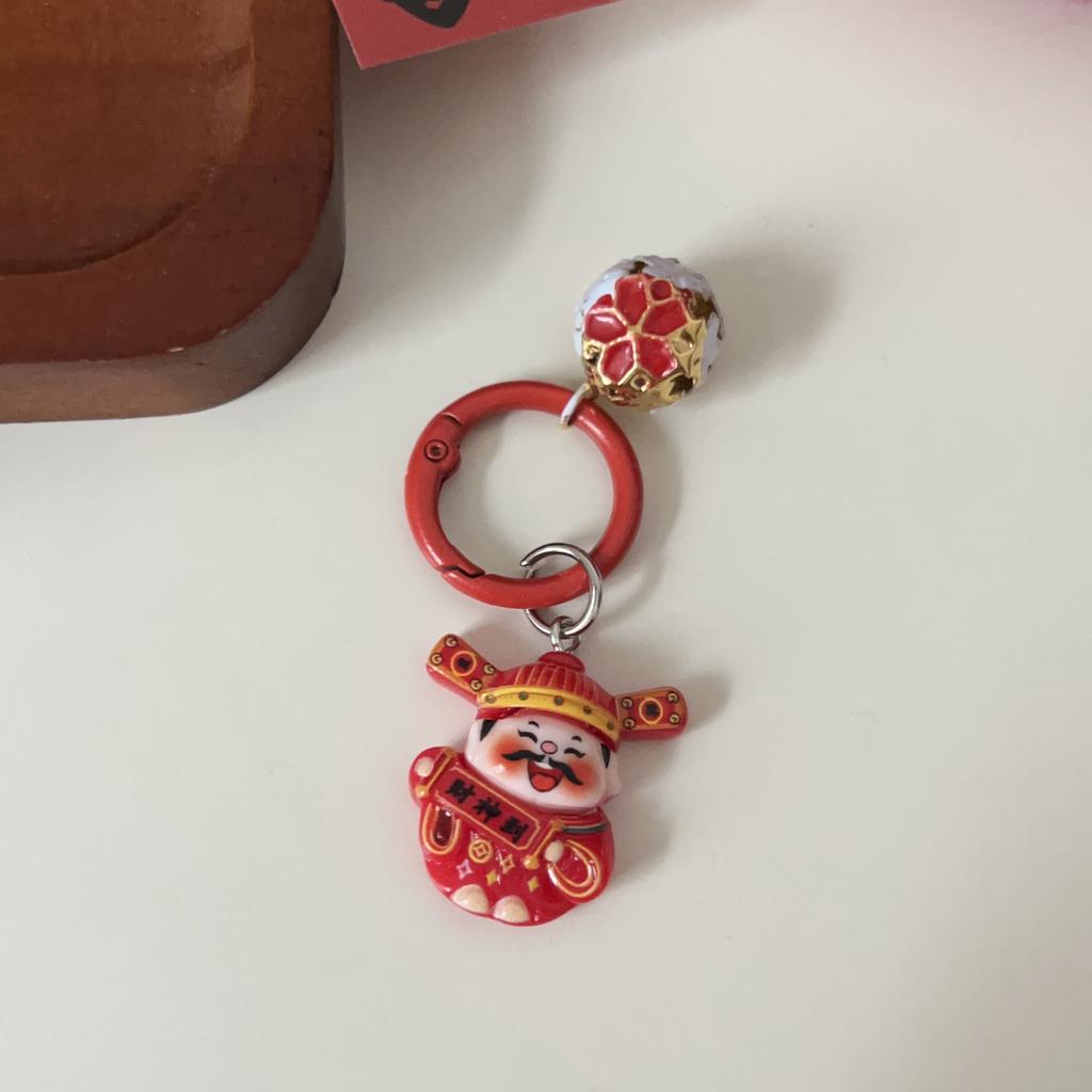 Horse Year The God Of Wealth Keychain Backpack Hanging Decoration New Year Wealth And Happiness Fortune Blessing Gifts